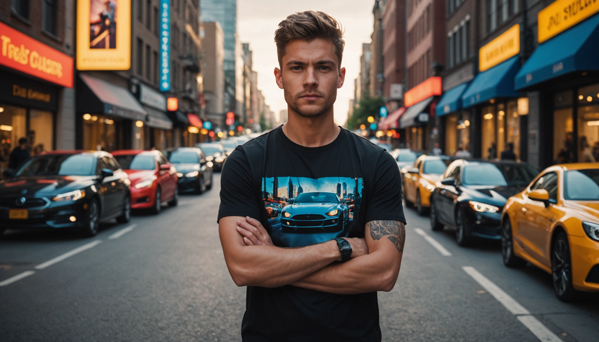 Pourquoi les t-shirts à motif voiture séduisent les amateurs de vitesse