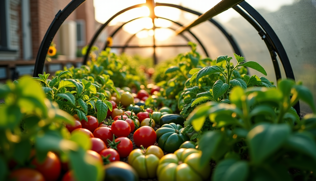 Comment aménager un potager productif dans un petit espace avec la serre Piccolo ?